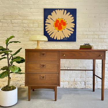 Mid Century MODERN WALNUT DESK by Stanley Furniture 