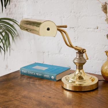 Brass Rounded Task Lamp