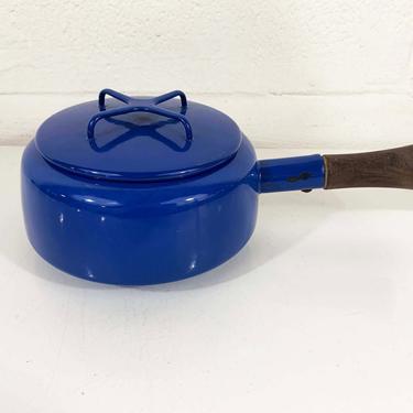 Vintage Dansk Kobenstyle JHQ Red Sauce Pot Wooden | Check Engine