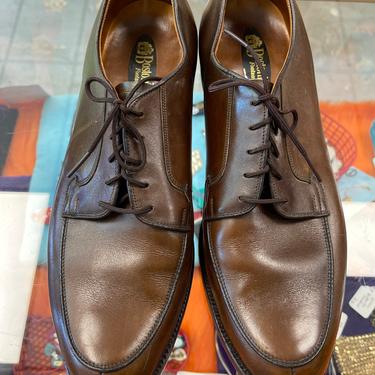Bostonian Men’s Oxfords Vintage 1960s Brown Oxfords Shoes size 10 D 