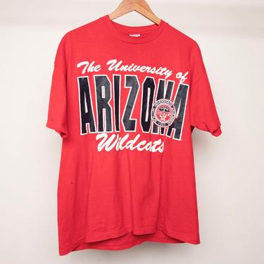 ARIZONA WILDCATS college basketball 1988 FINAL four t-shirt vintage athletic -- men's size extra large 