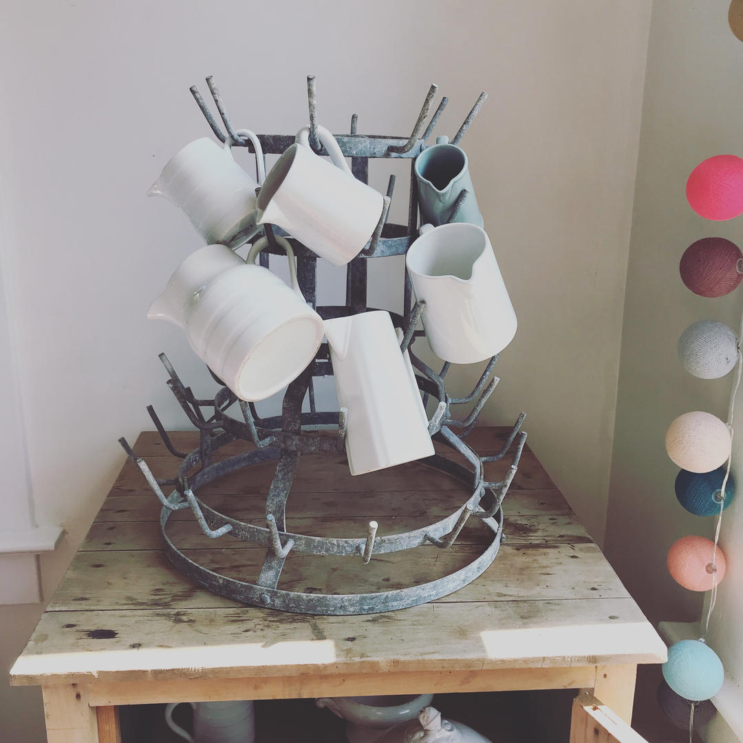 Vintage bottle drying cheap rack