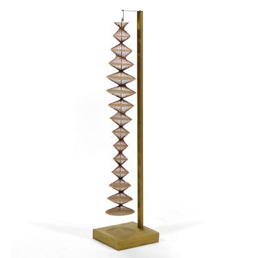 Abstract Geometric Sculpture in Steel & String
