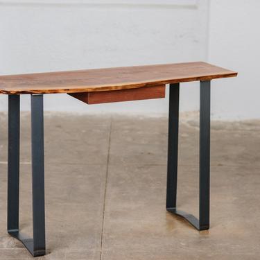 Live Edge Entry Console table 