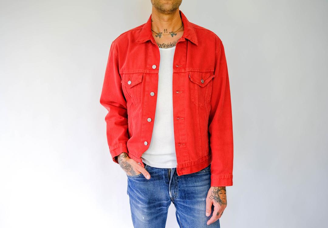 ジャケット・アウター LEVIS RED 00s 1ST DENIM TAILORED JACKET 美品 LEVIS RED リーバイスレッド ジャケット サイズ:S 00s 初期