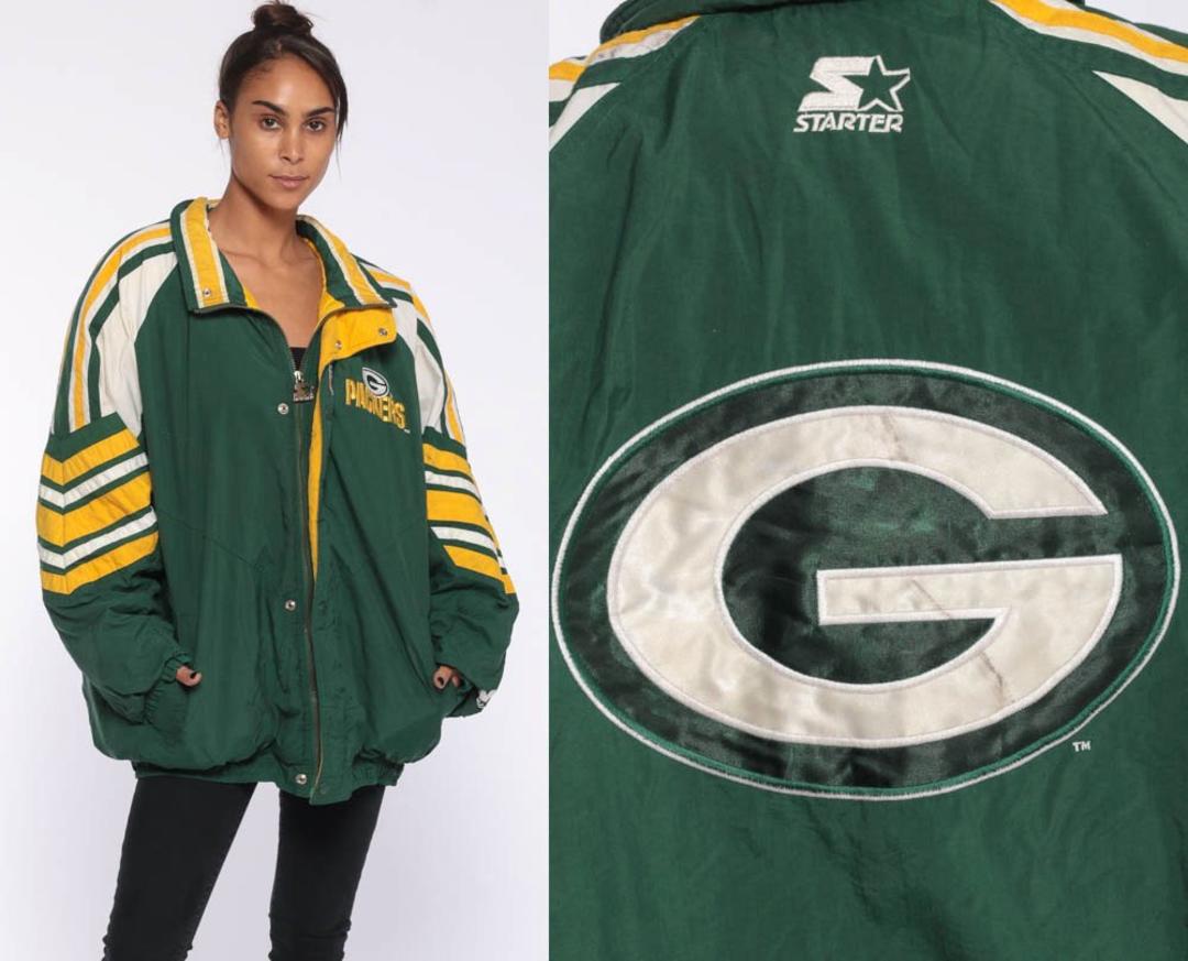 Vintage Starter NFL Green Bay Packers Embroidered Winter Jacket Sz 2XL – F  As In Frank Vintage