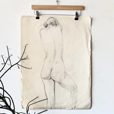 Vintage Nude Sketch #5 by Tom Sheffield