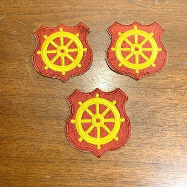 Vintage WWII US Army Ports of Embarkation Shoulder Patch Lot of 3 