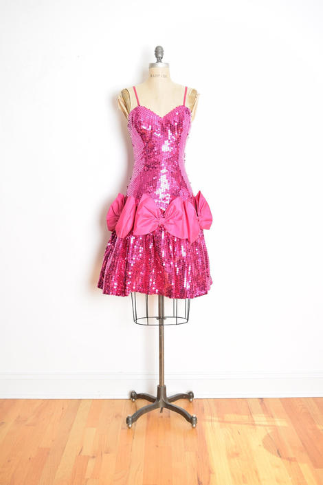 80s prom hotsell dress pink