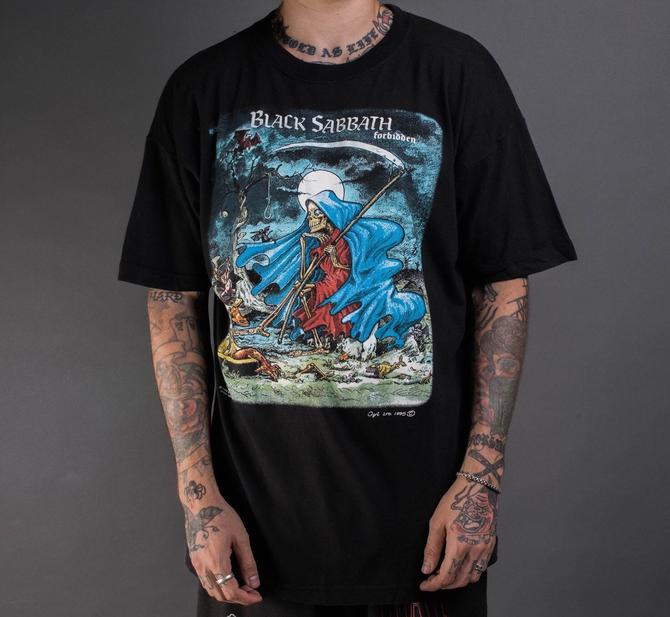 Vintage 1995 Black Sabbath Forbidden Tour T-Shirt | Mills Vintage 