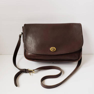 Vintage COACH genuine khaki and brown leather mini shoulder bag in hal –  eNdApPi ***where you can find your favorite designer  vintages..authentic, affordable, and lovable.