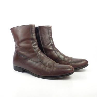 Vintage 70s NUNN BUSH Rager Boot Collection Brown Leather Men\'s Size 12 M 70s mens NUNN BUSH sz 8 ankle boots / vintage 1970 | Ritual  main image 3