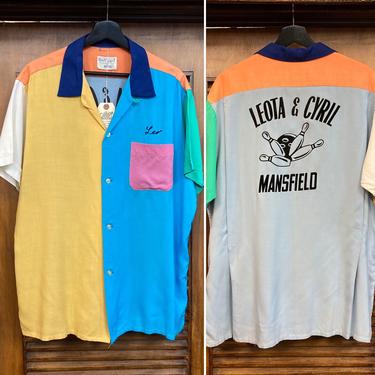 トップス 50s NAT NAST KRAZY KWILT BOWLING SHIRT 50s NAT NAST KRAZY KWILT BOWLING SHIRT - メルカリ