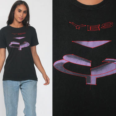 値下げ！YES world tour 1984 タンクトップ　バンドTシャツ Yes Band Shirt 80s Tour ROCK Band TShirt 1984 | Shop Exile