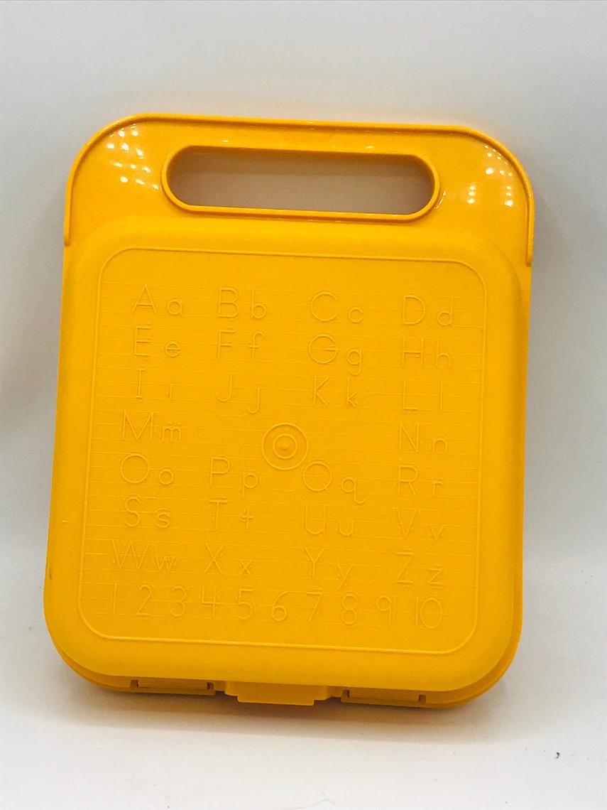 Vintage Tupperware Lunch Box Yellow ABCs JoAnntiques San Diego, CA