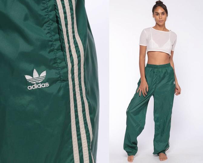 💕😍❤️MAKE AN OFFER! 90s VINTAGE ADIDAS GREEN TRACK PANTS😍💕