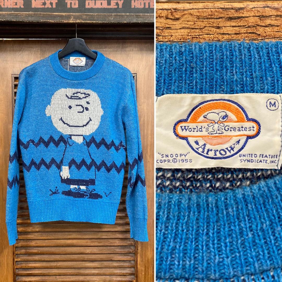 Vintage Knit sold Snoopy Sweater Medium