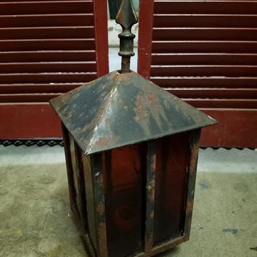 Vintage Outdoor Electric Post Lantern