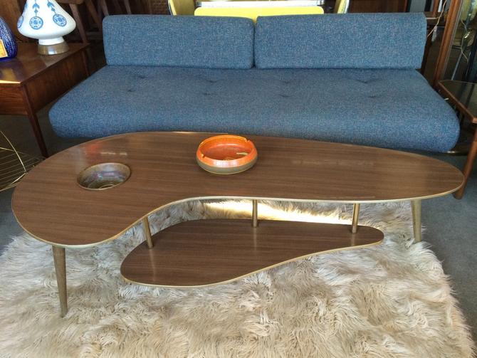 Vintage boomerang clearance coffee table