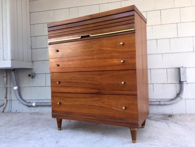 Midcentury 1960s Tall Dresser By Harmony House From Off Main Of