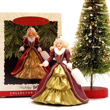 VINTAGE: 1996 - Hallmark Keepsake "Holiday Barbie" Ornament in Box - Barbie Ornament - SKU Tub-27-00030698 