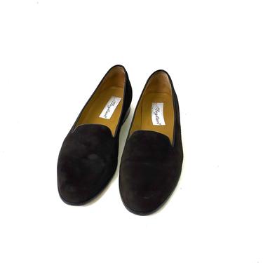 Mens Mezlan Black Suede Loafers Slip on 11.5 Shoes Dress Casual Driving Genuine 