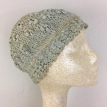 1920s crochet hat on sale
