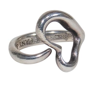 Tiffany &amp; Co. - Sterling Silver Open Heart Ring