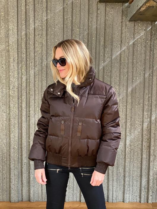Vintage 90's CHRISTIAN DIOR Paris Monogram Brown Quilted