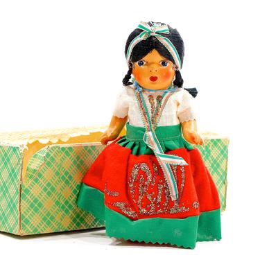 VINTAGE: 8" Composition Doll in Box - Collectable - SKU 26 27-C-00030817 