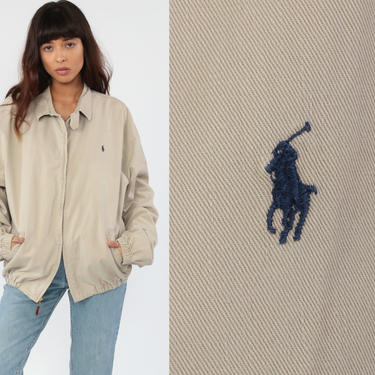 Polo Ralph Lauren Jacket 90s Khaki Sport Jacket | Shop Exile