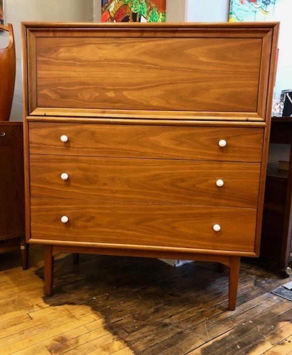 Mid Century Modern Rare Gentleman S Chest Dresser By Kipp Stewart For Drexel Declaration 1960