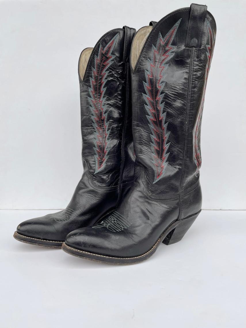 Vintage Black Cowboy Boots Size 9/9.5 | We Thieves | Cambridge, MA