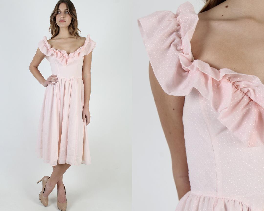80s Gunne Sax Pink Prom Dress / Vintage Jessica McClintock Wedding ...