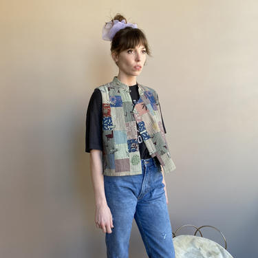 Vintage Patchwork Vest 