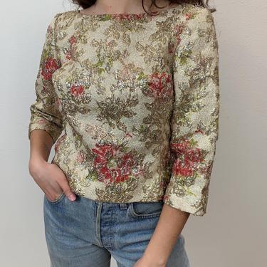 1950s Harzfeld’s cropped blouse 