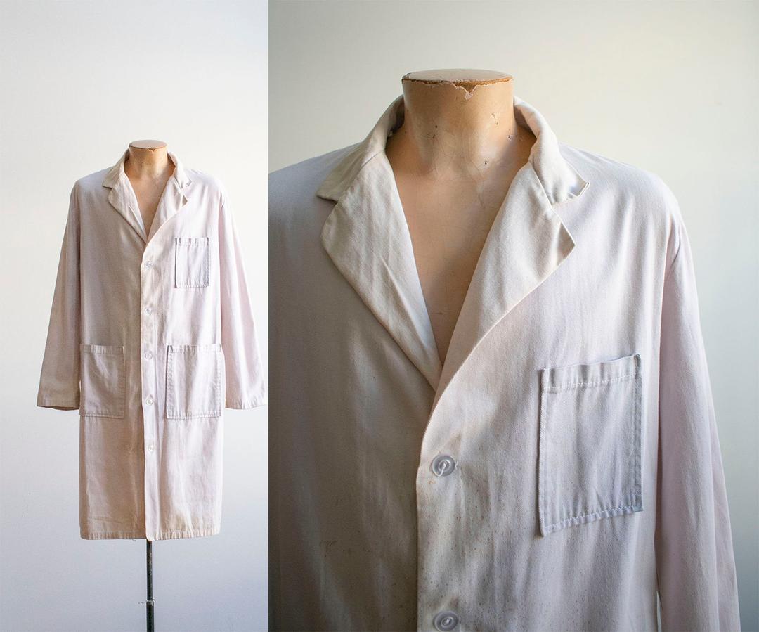 Vintage on sale lab coat