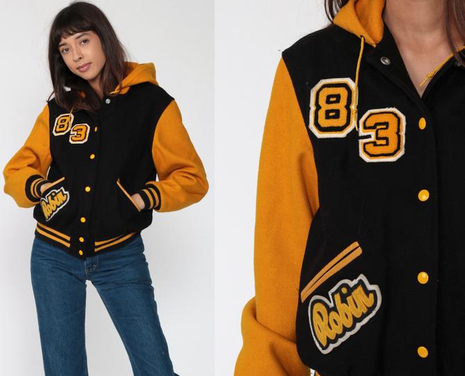 Dc robin varsity jacket best sale