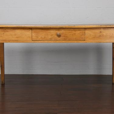 Antique Country French Provincial Farmhouse Oak Dining Table 