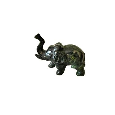 Green Marble Elephant 