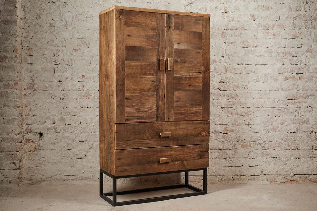 Armoire Wardrobe, Reclaimed Wood Furniture MOKU Artisan Furniture