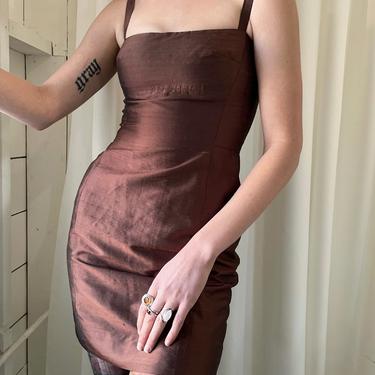 00s Nicole Miller Silk Dress