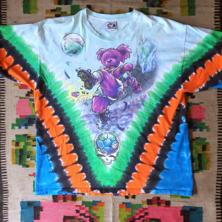 1990s Vintage Official Grateful Dead Bear Tie Dye | High Energy