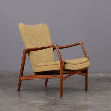 Mid-Century Kurt Olsen Lounge Chair Danish Modern Slagelse Model 215 