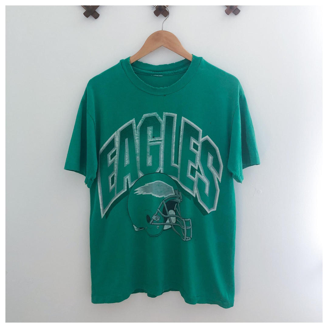 Vintage 90's Philadelphia Eagles Ringer Tee