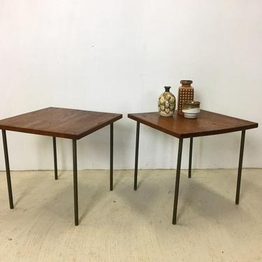 Set of Danish Modern Teak Side Tables by John Stuart 