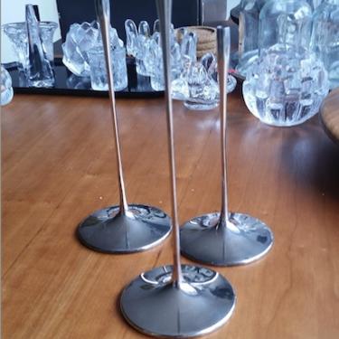 Vintage DANSK Sterling Plated TinyTaper Holder Set