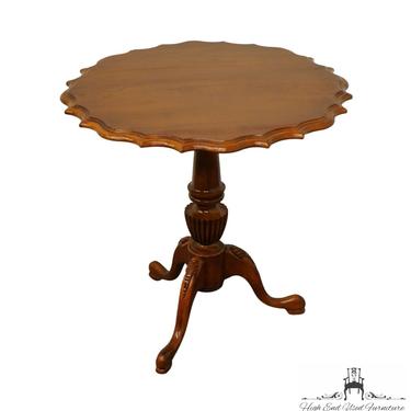 LEXINGTON FURNITURE Solid Cherry Traditional 25" Pie Crust Gueridon Accent Table 490-941 