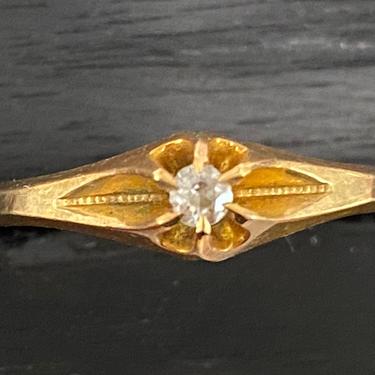 Antique Victorian 14k Gold Diamond Engagement Ring George Calhoun Jeweler Nashville 