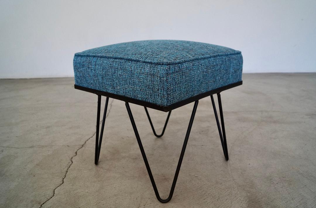 1950's Midcentury Modern Hairpin Stool Cyclic Furniture Burbank, CA